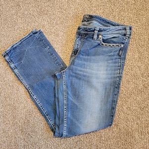 Sz 18 Silver Tuesday Boot Cut Jeans